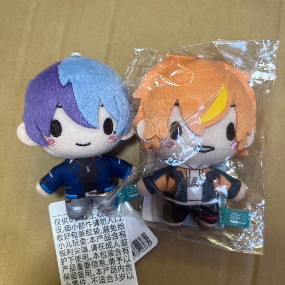 プロジェクトセカイ ふわぷちマスコット 青柳冬弥　東雲彰人