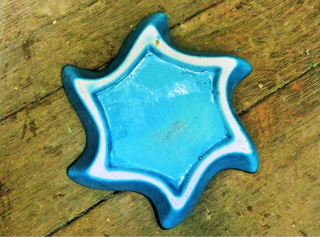 ☆新品☆【トルコ】陶器 大皿1枚&小鉢7枚　パーティ 取り皿 ハンドメイド