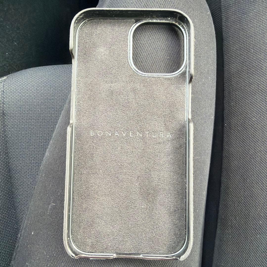 BONAVENTURA レザー iPhone15ケース ストラップ付き