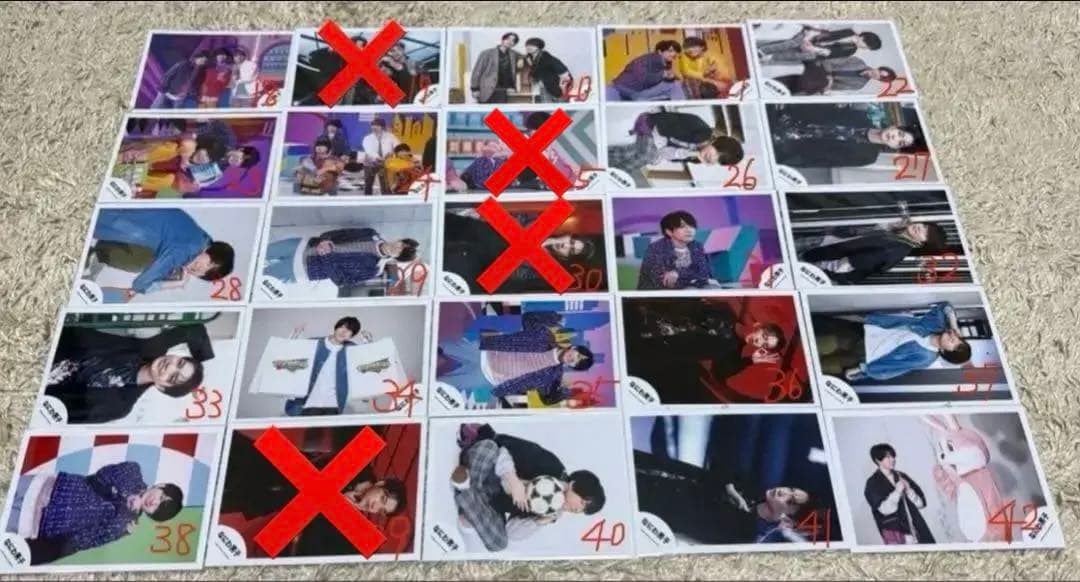 【バラ売り希望値段提示可、定価以下】なにわ男子 公式写真 まとめ売り 179枚