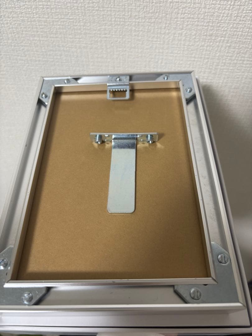 PSA鑑定用ケース　ディスプレイ　アルミ製　両面透明　壁掛け・卓上 横6連　高級