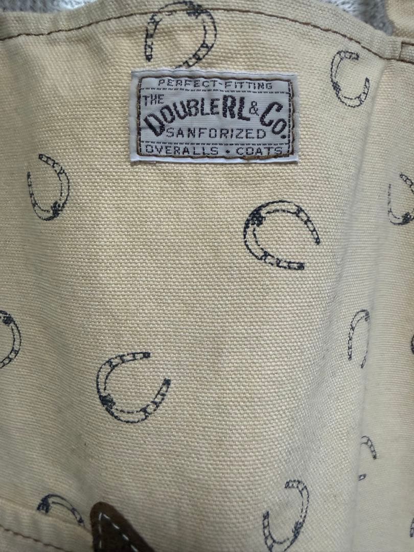 RRL ホースシュープリント キャンバスエプロン 極美品