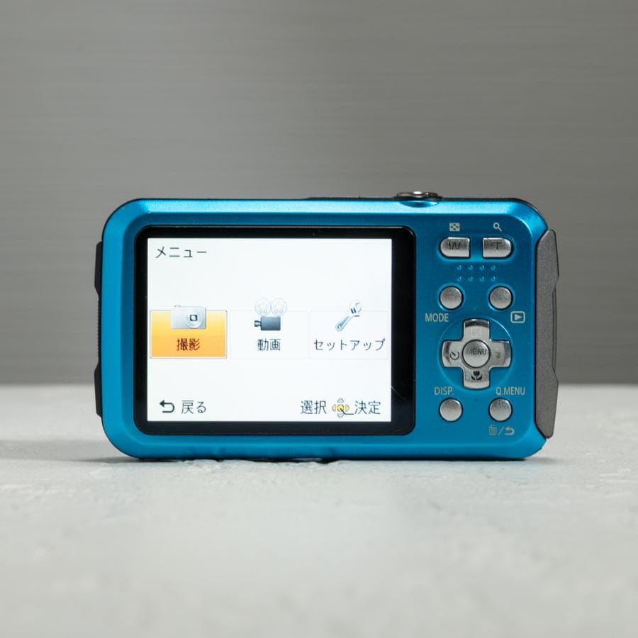 【防水カメラ】LUMIX DMC-FT25 ブルー 動作確認済 スマホ転送