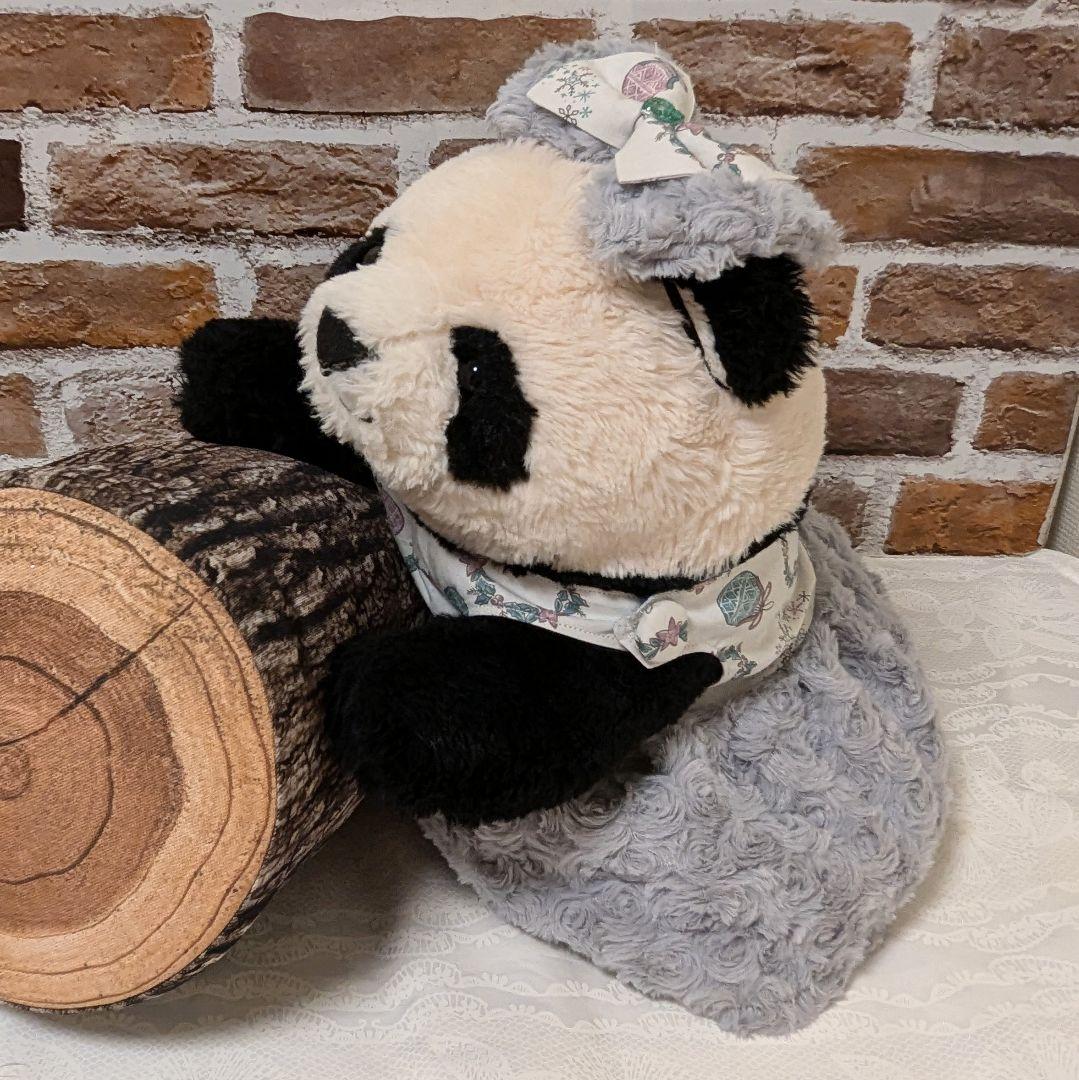 シャンシャン様♡のにさいシャンちゃん♡ローズボアプレミアムXmasワンピース