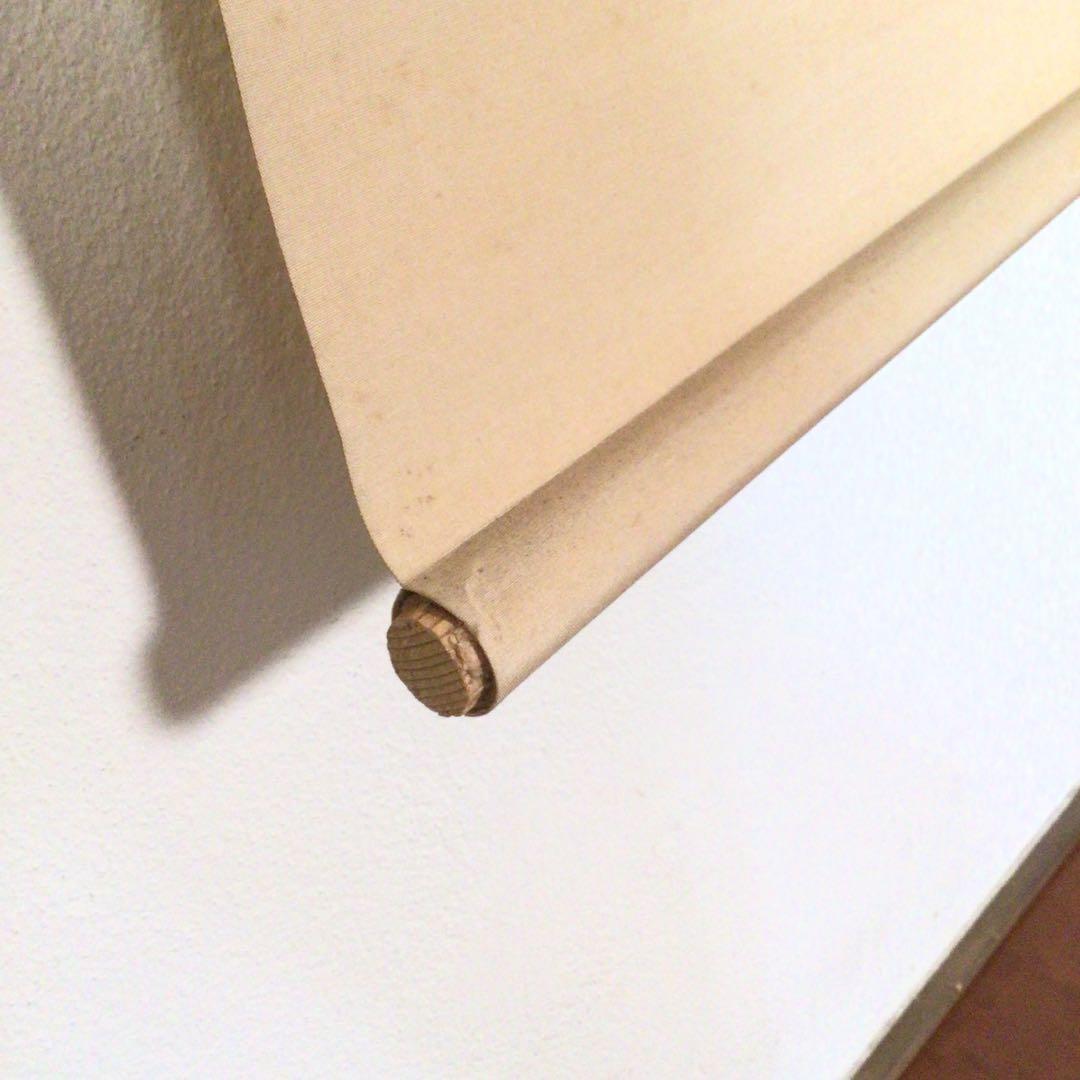 No3764 掛軸　印刷　工芸複製　川合玉堂 「鵜飼」　木箱付　日本画　送料無料