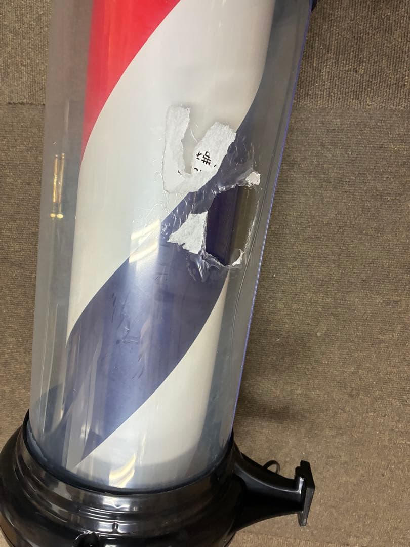 サインポール 理容 70cm 理容室サインポール 回転ライト 壁掛け