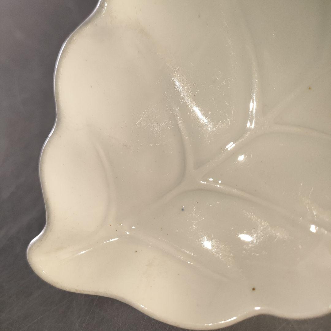 A1283-4/在銘/葉形銘々皿14客/向付/飾皿/盛皿/菓子皿/懐石道具/