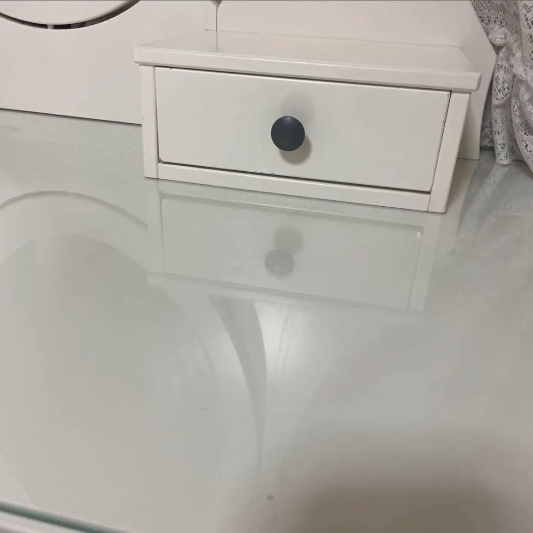 『たのメル便』ヘムネス　 IKEA ドレッサー　ミラー付き　ホワイト　鏡台