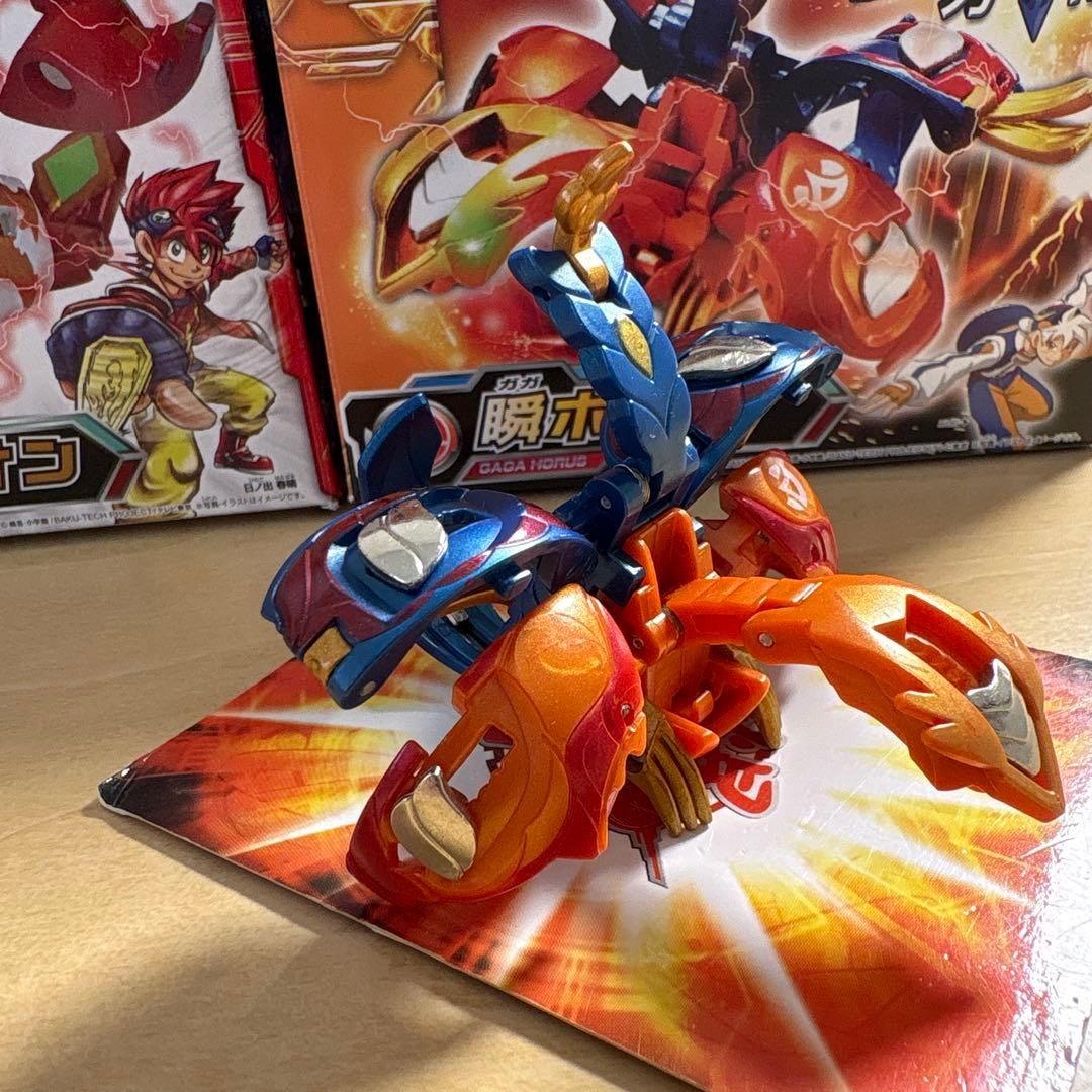 爆丸 士ドラガオン 瞬ホルス カード/箱/取説付き