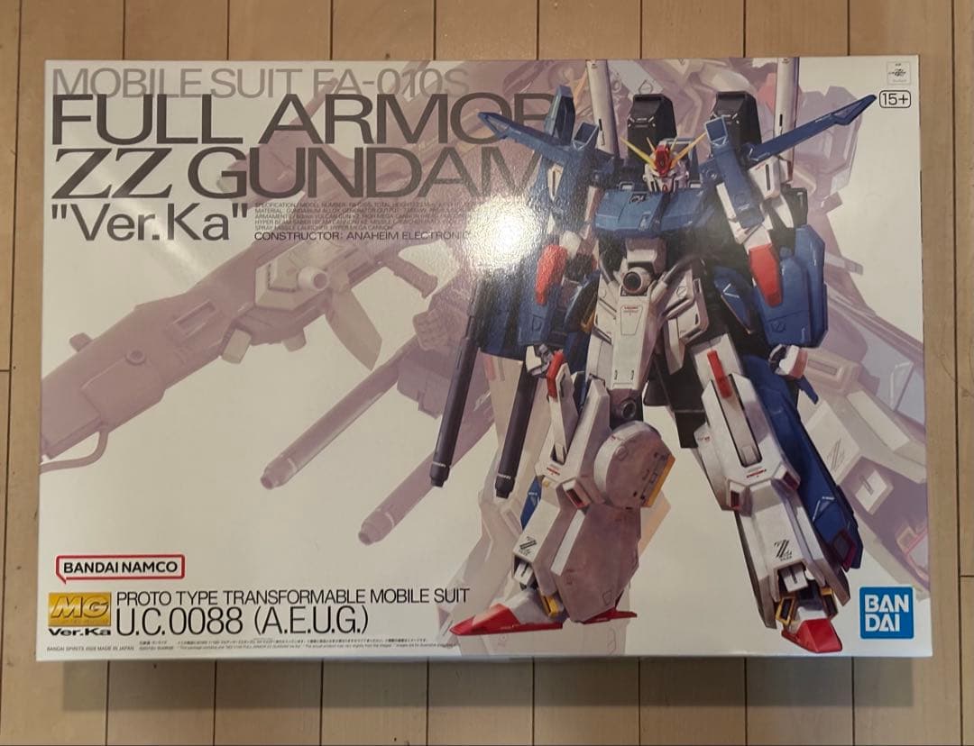 MGフルアーマーZZガンダムVerKa プロヴィデンススペシャルコーティング9点