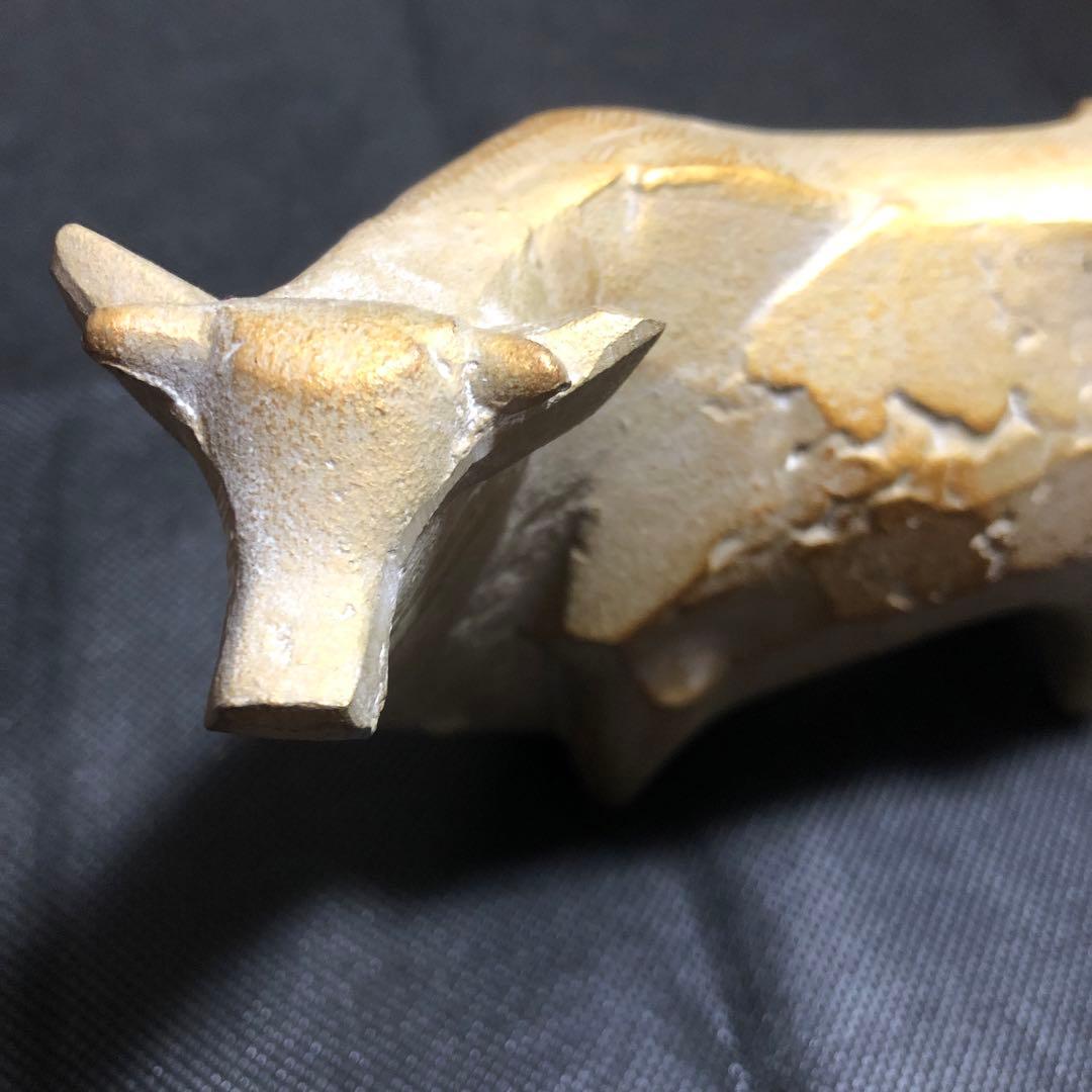 丑の置物 干支の置物 牛の置物 三枝惣太郎作品 高岡銅器の置物