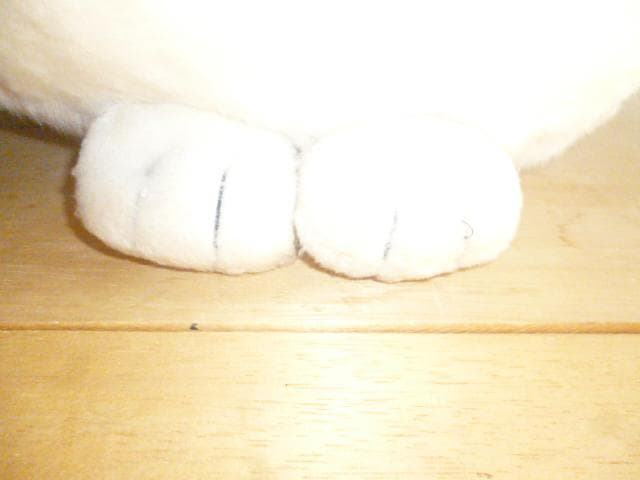 シルビア&シルベスター　レトロなぬいぐるみ　ホワイト猫型ぬいぐるみ 約４０cm