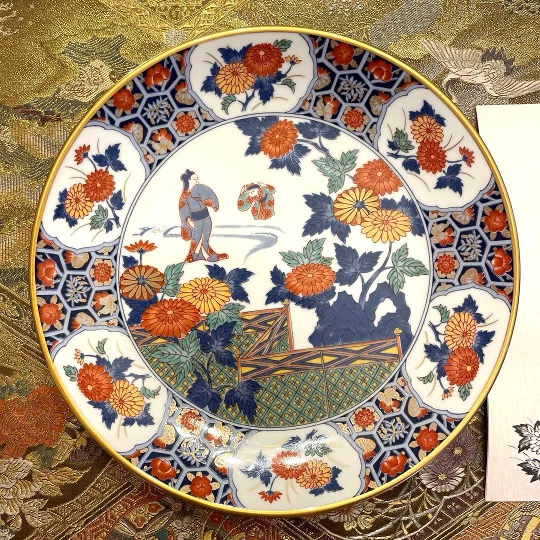 宮内庁御用達　香蘭社　謹製　フランクリン・ポーセリン 限定版絵皿 花の宴の内　5