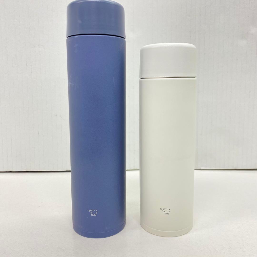 ♦︎A95 象印 魔法瓶 黒600ml 白480ml ステンレスマグ
