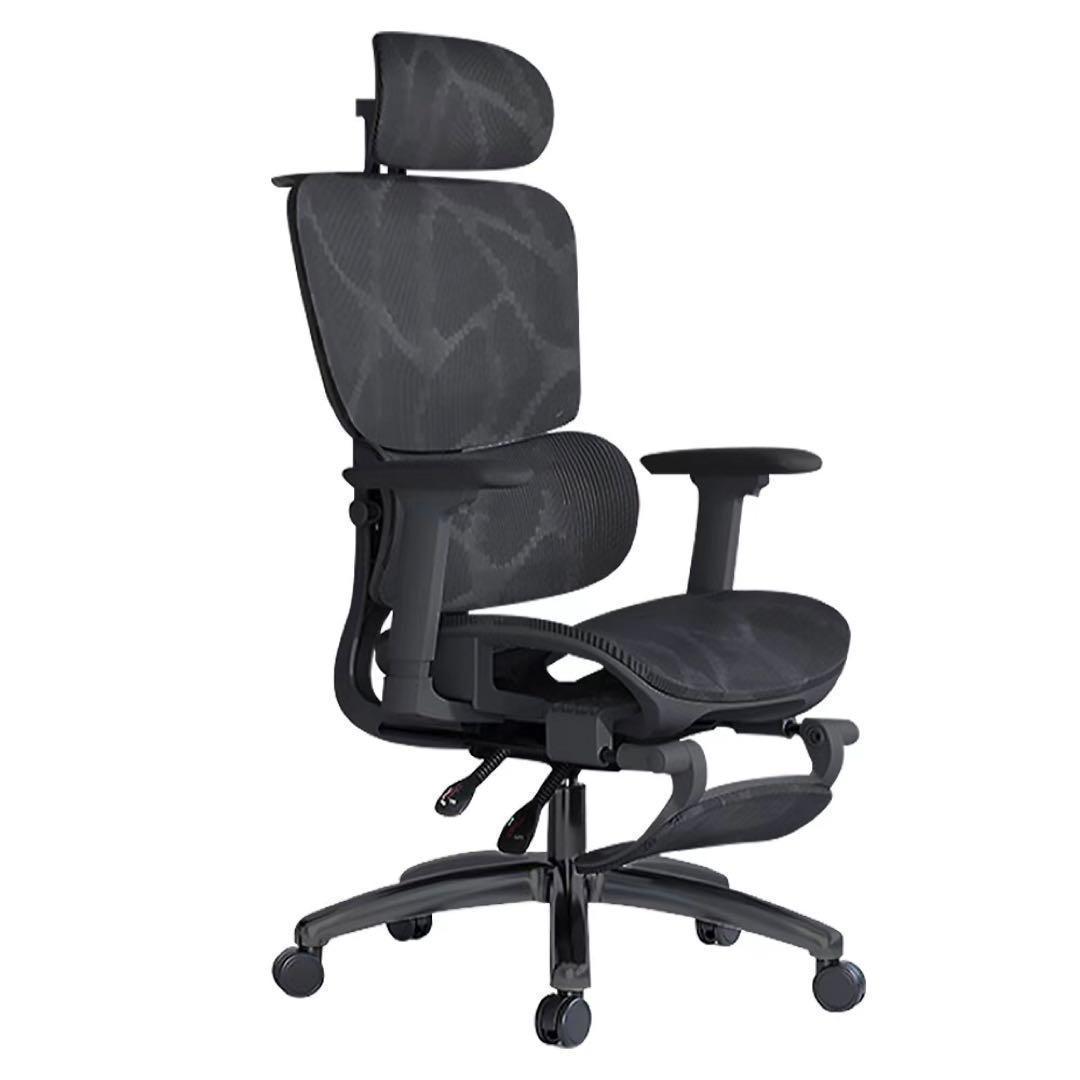 オフィスチェア 椅子 デスクチェア 5Dヘッドレスト 可動式ランバー 人間工学