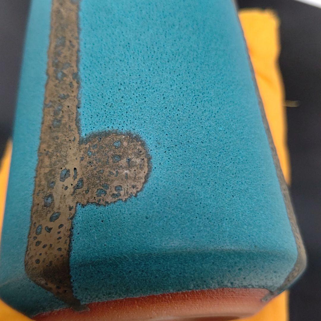 雲藍 花瓶 森野泰明 日本藝術院会員