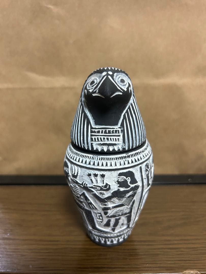 【エジプト工芸品】カノプス壺