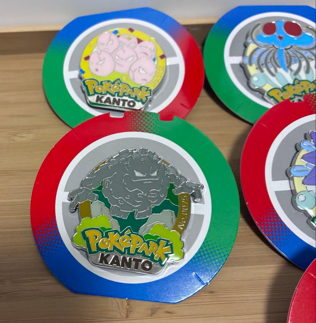 ポケパークカントー ピンバッジ7点セット