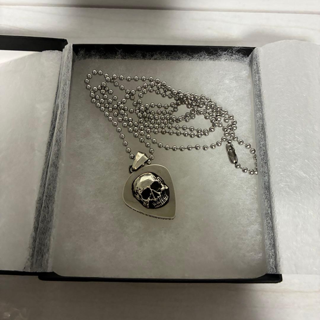 サバプロ　ネックレス　SSTP x OJ Skull Pick Pendant