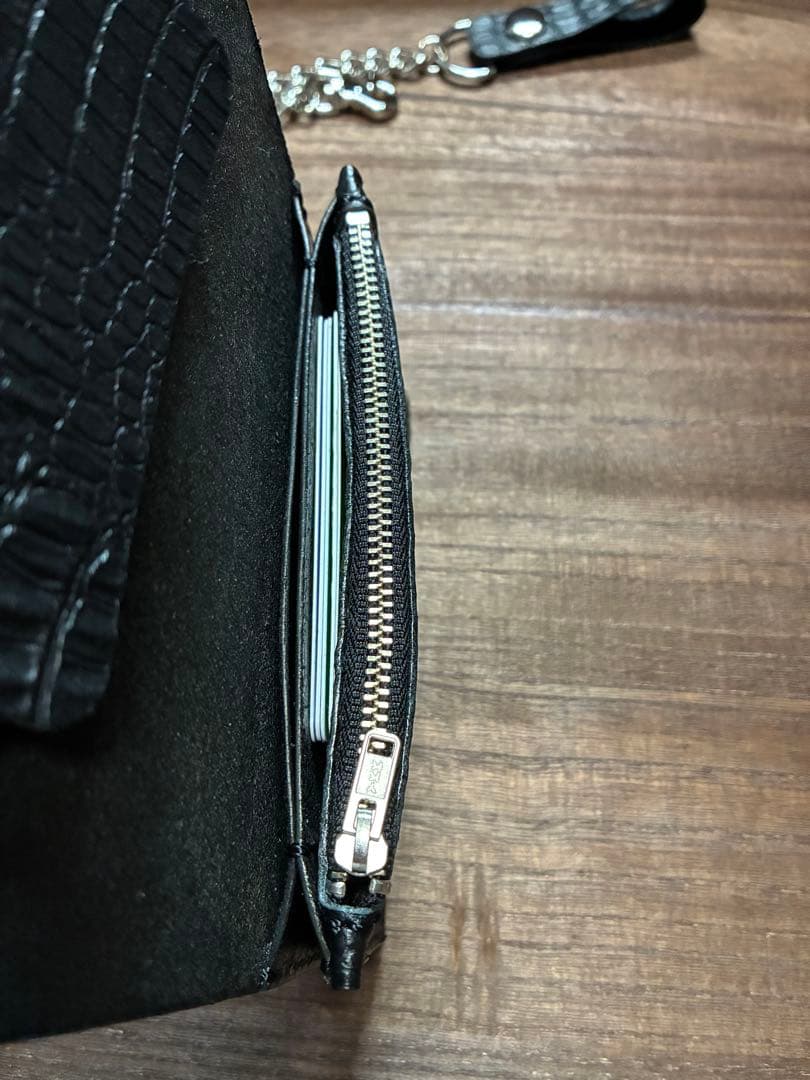 姫路レザーミドルトラッカーウォレット