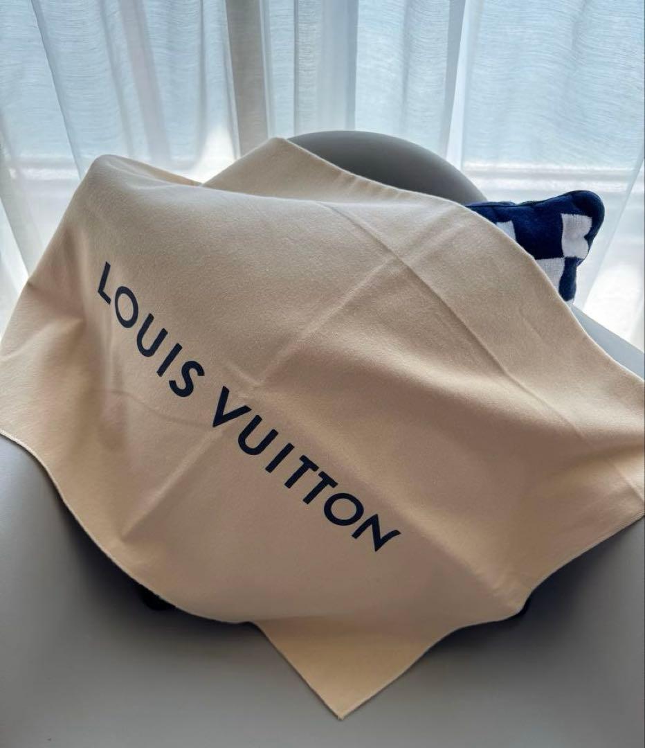 LOUIS VUITTONストライプロゴ クッション 保存袋付き