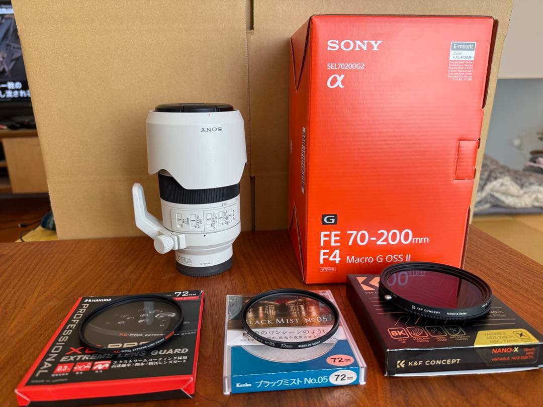 SONY FE 70-200mm F4 Macro G OSS II フィルター