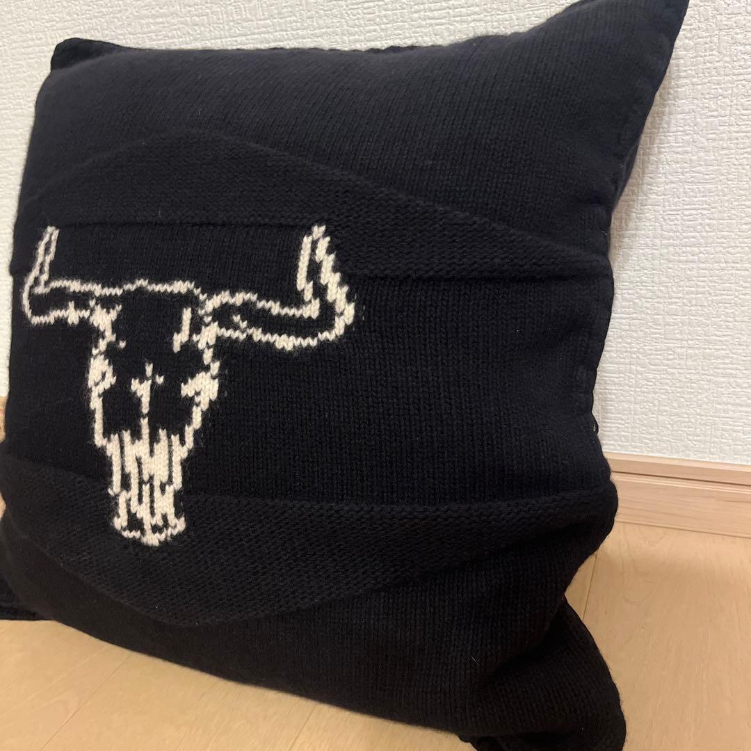 Ralph Lauren ラルフローレン クッション カバー ニット 黒