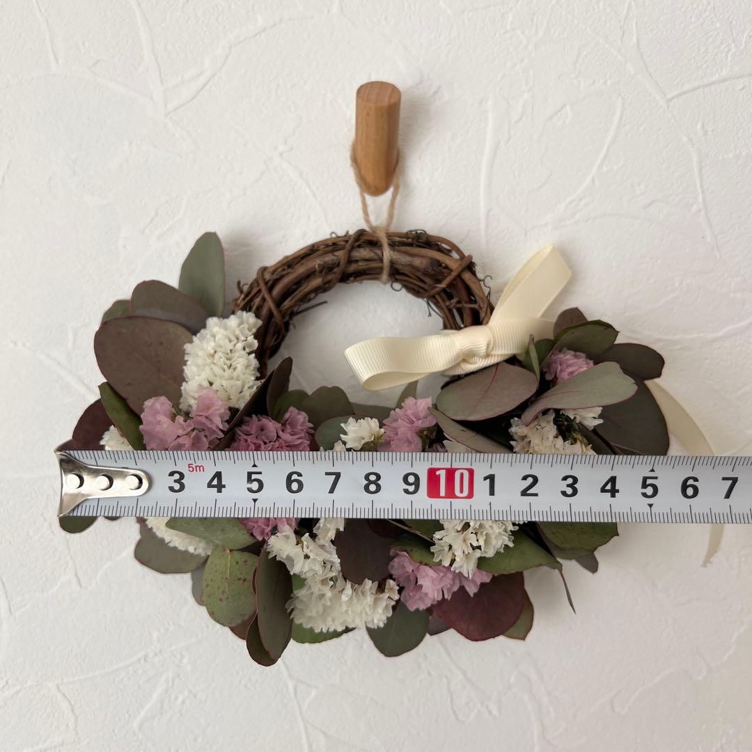 ポポラスとスターチスのハーフリース* * ラッピング無料 お洒落 プレゼント 春