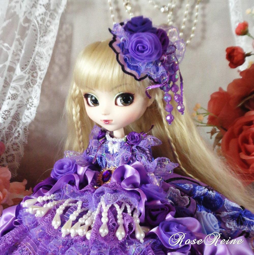 ベルサイユの薔薇 優美でミステリアスな豪華フリルドールドレス