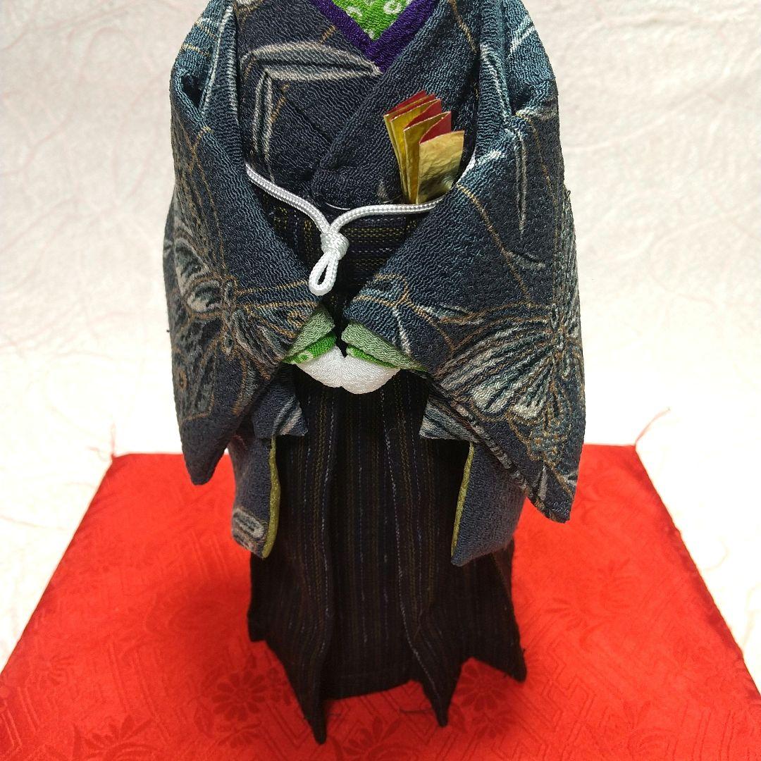 ちりめん細工 古布 うさぎの新郎新婦