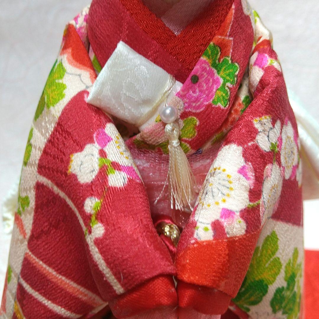 ちりめん細工 古布 うさぎの新郎新婦