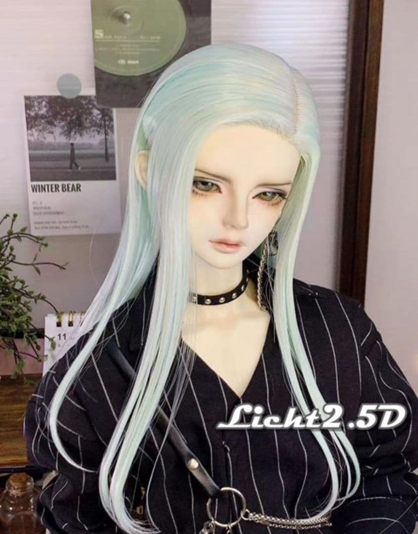 WG105 BJD 1/3 人形 ドール　用ウィッグ カツラ 耐熱 ハンドメイド