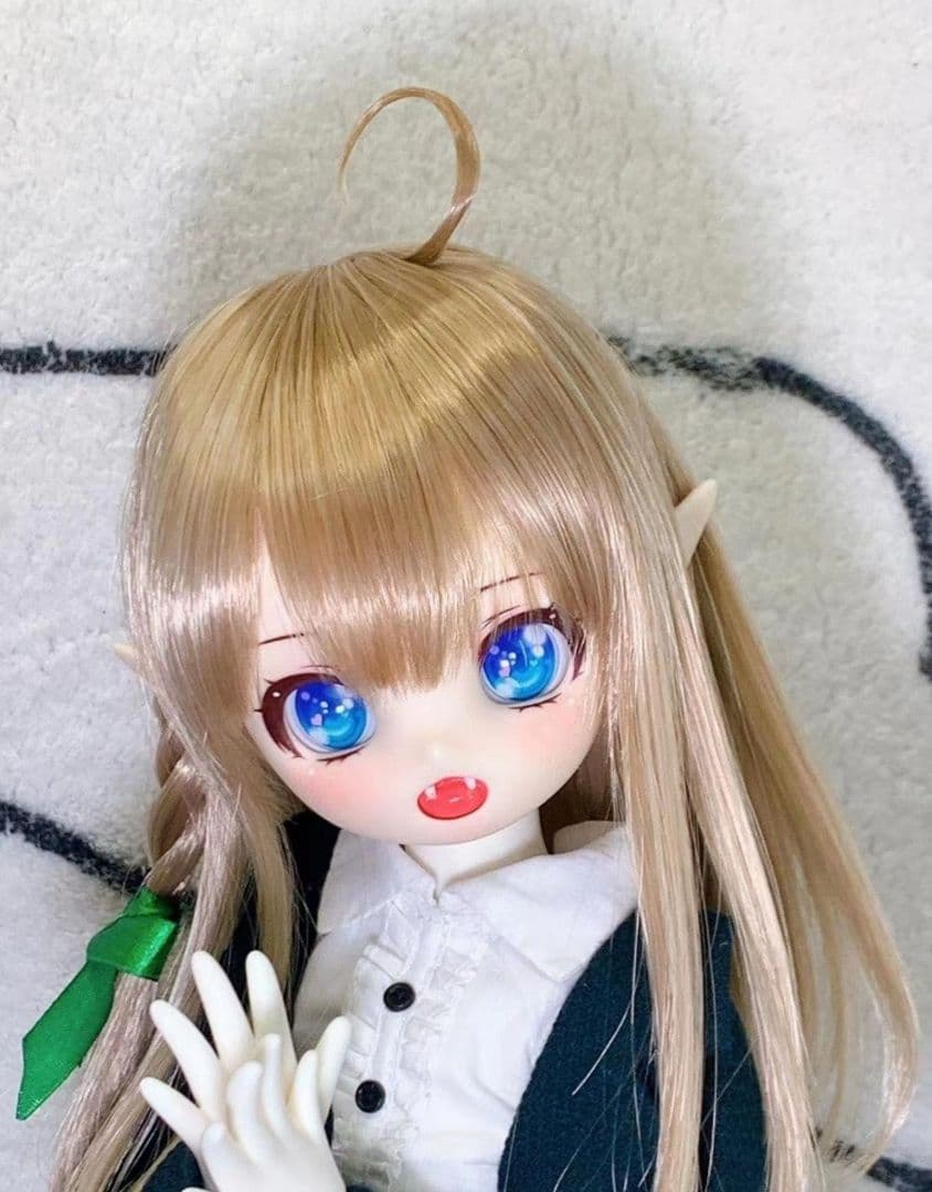 WG105 BJD 1/3 人形 ドール　用ウィッグ カツラ 耐熱 ハンドメイド