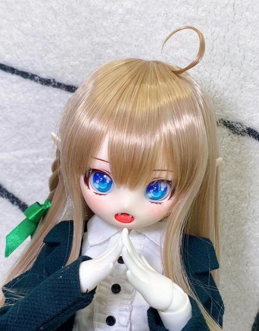 WG105 BJD 1/3 人形 ドール　用ウィッグ カツラ 耐熱 ハンドメイド