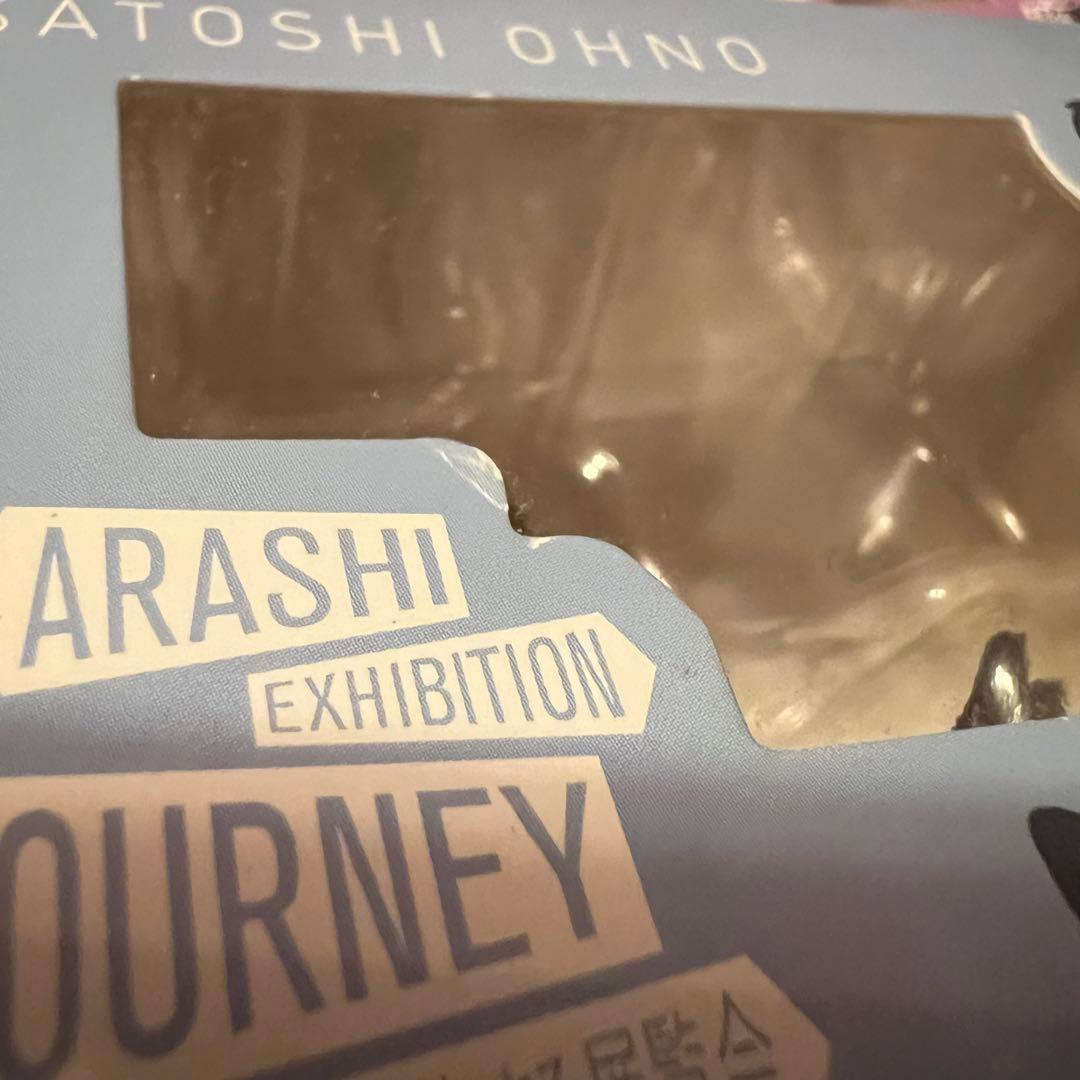 嵐を旅する展覧会　コップのフチ子　座る嵐