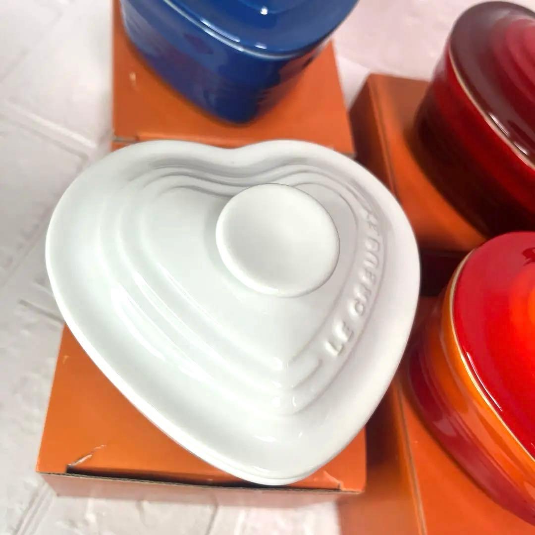 Le Creuset ル・クルーゼハート型ココット通常サイズ新品未使用4個セット