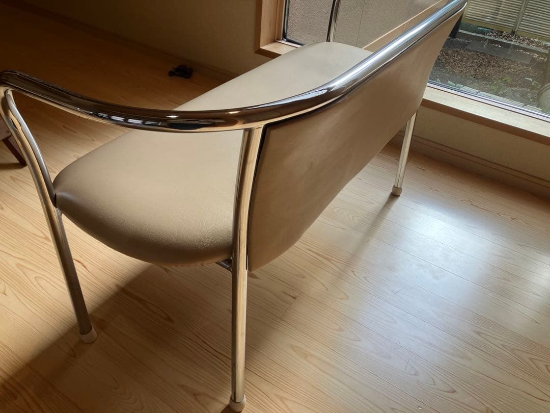 ビンテージ　チェア　2Ｐ　レザー　ミッドセンチュリー　モダン　椅子　アーム
