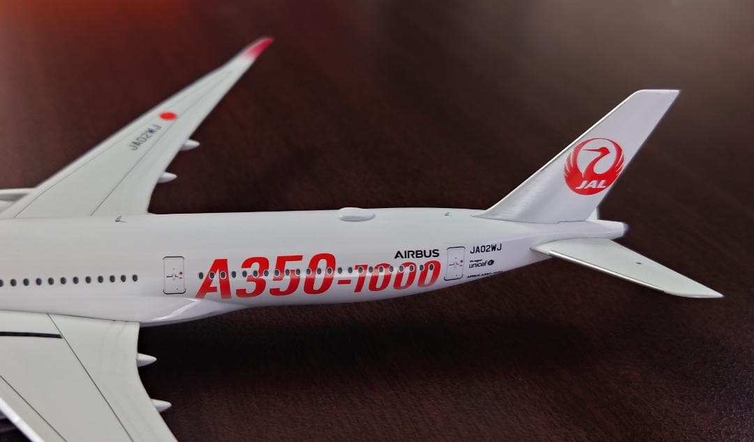 NG MODEL JAL A350-1000 2号機 1/400 ダイキャスト