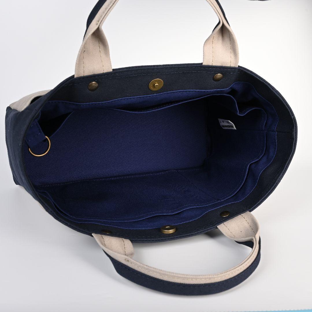 [アリス]8号/11号×旧倉敷帆布×8番糸 サイドポケットなしトートL