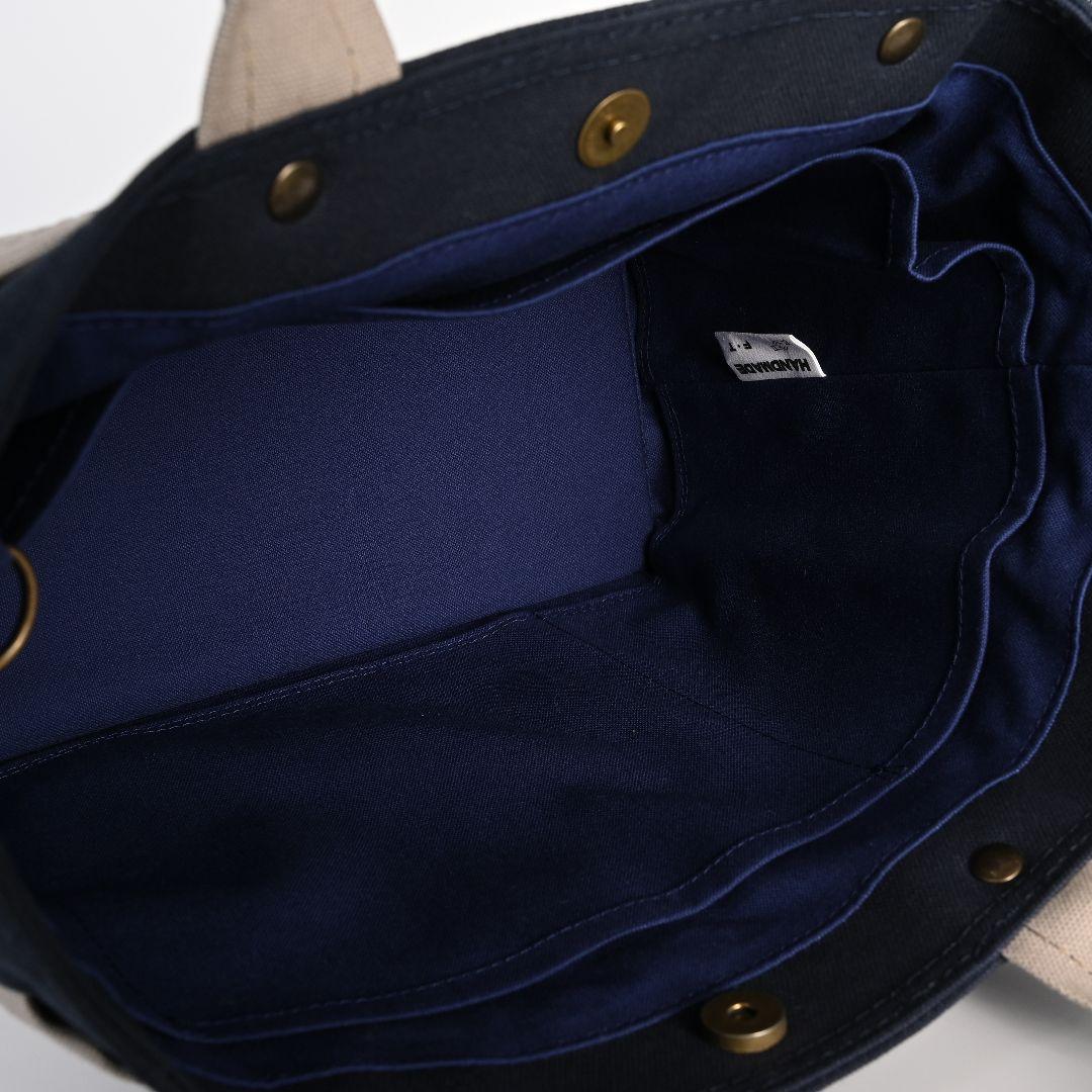 [アリス]8号/11号×旧倉敷帆布×8番糸 サイドポケットなしトートL