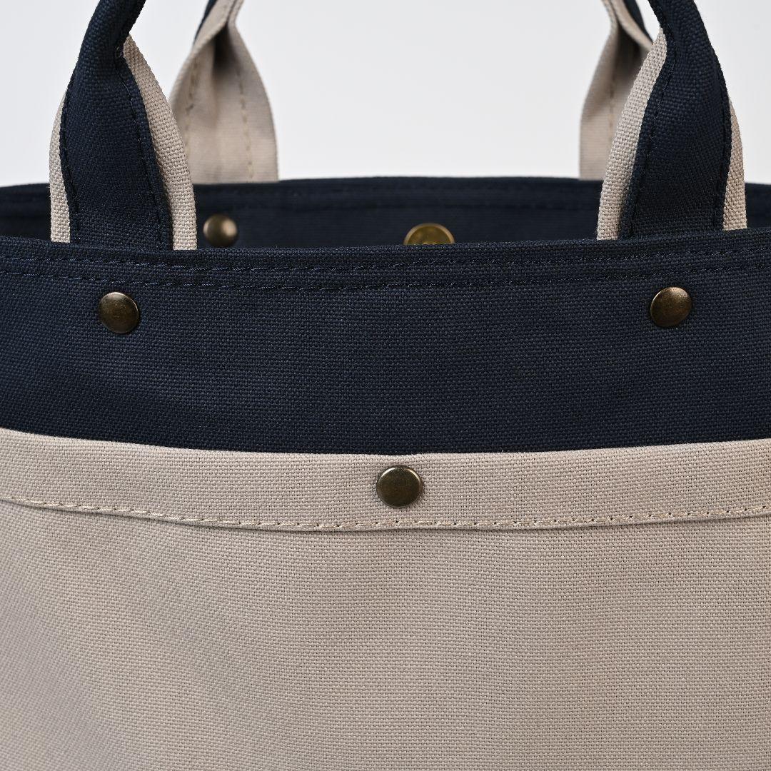 [アリス]8号/11号×旧倉敷帆布×8番糸 サイドポケットなしトートL