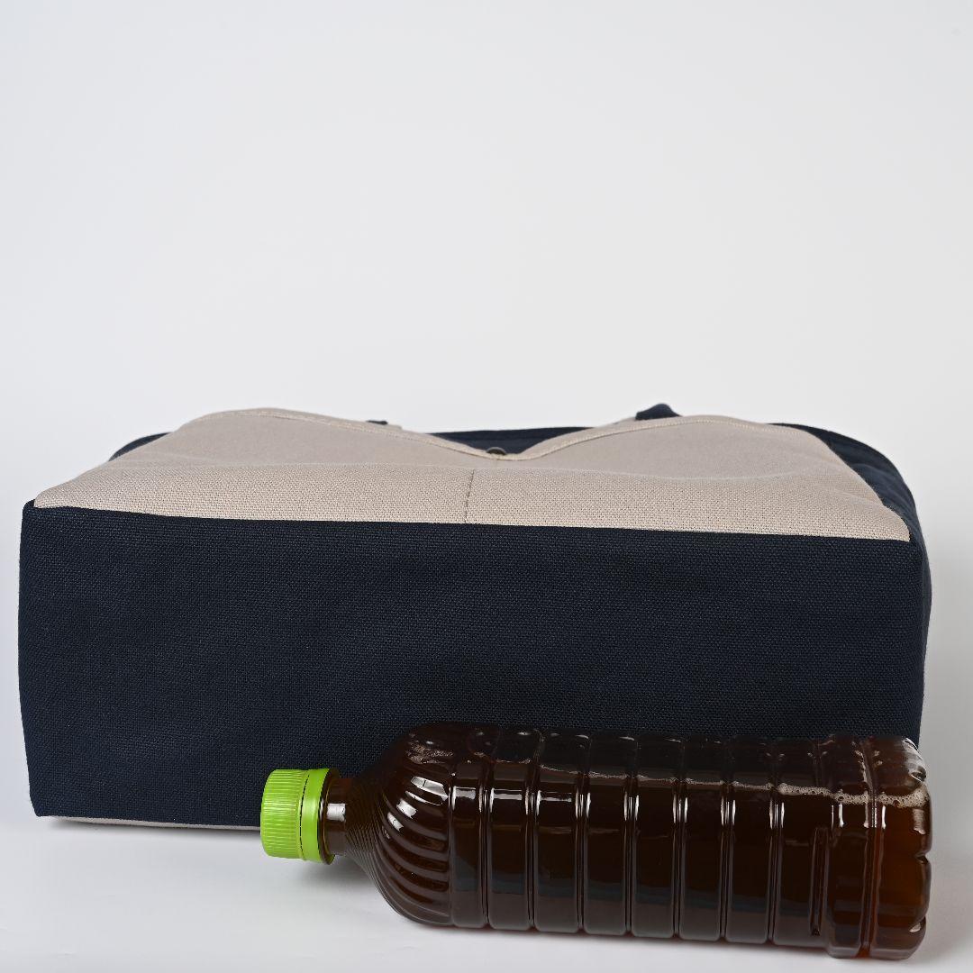 [アリス]8号/11号×旧倉敷帆布×8番糸 サイドポケットなしトートL