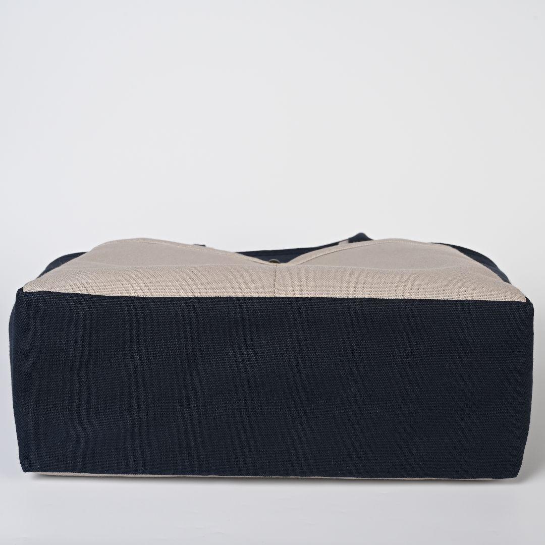 [アリス]8号/11号×旧倉敷帆布×8番糸 サイドポケットなしトートL