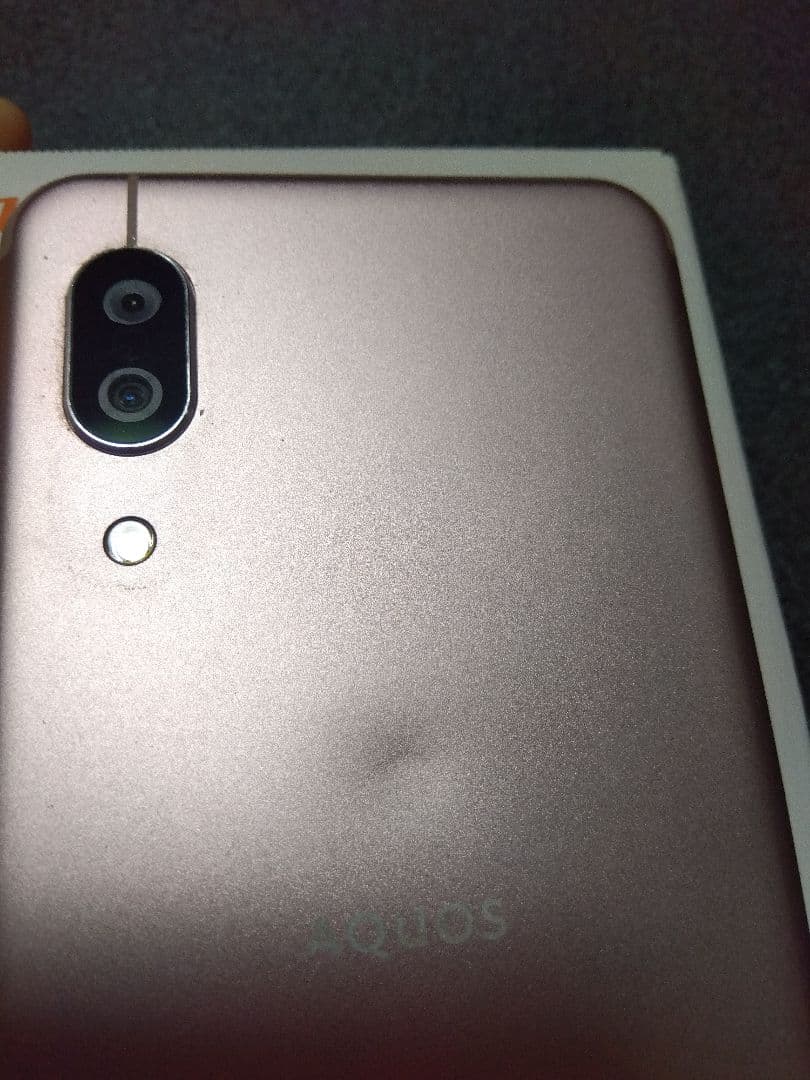 SHARP　AQUOS sense3 ピンク スマホ本体　au　SHV-45