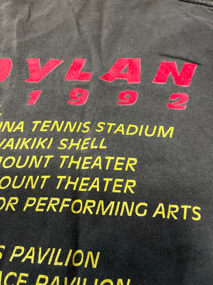 1992年BOB DYLANボブディラン ヴィンテージTツアーT Brockum