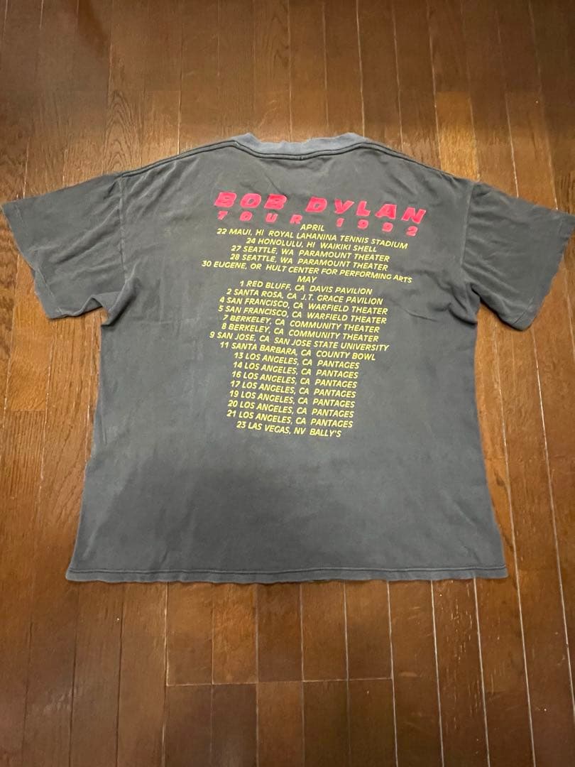 1992年BOB DYLANボブディラン ヴィンテージTツアーT Brockum