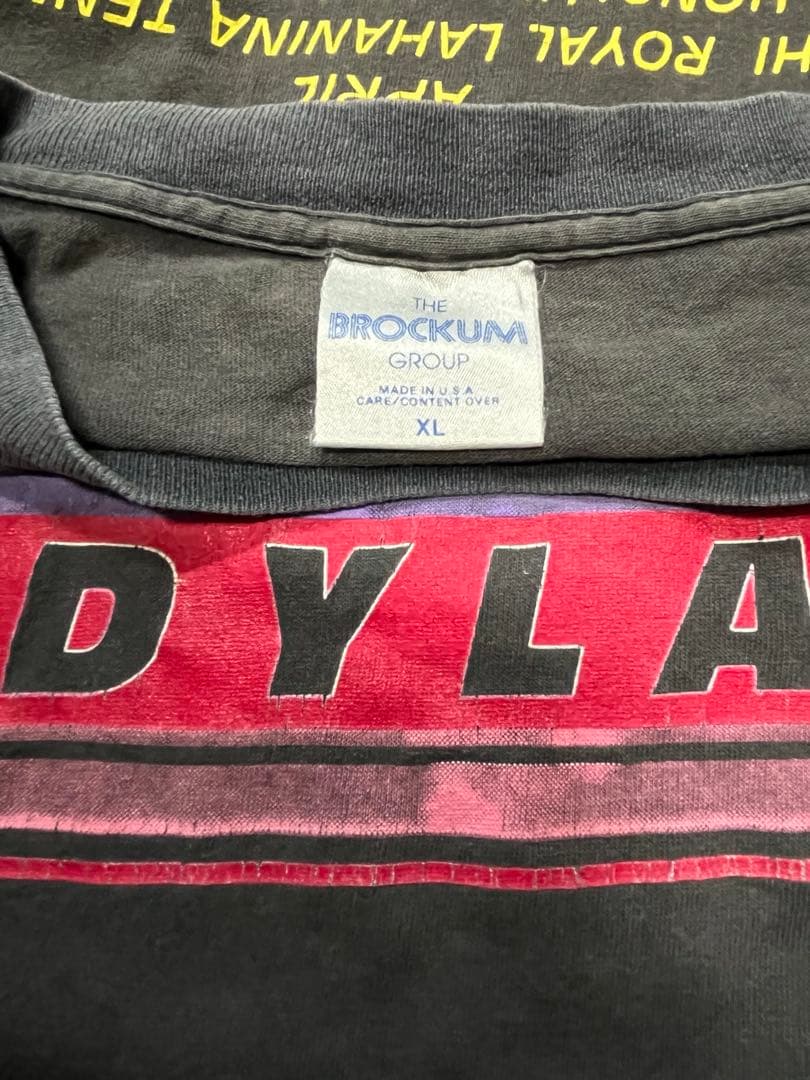 1992年BOB DYLANボブディラン ヴィンテージTツアーT Brockum