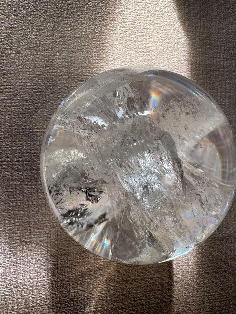 ブラジル産水晶　丸玉