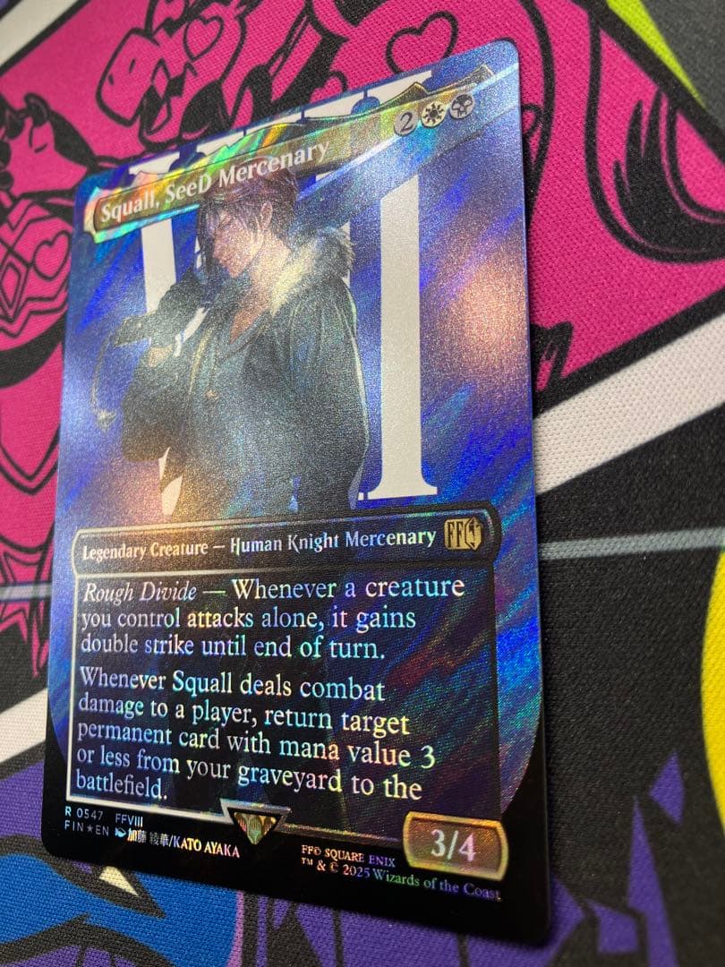 SeeDの傭兵、スコール　英版　サージfoil MTG