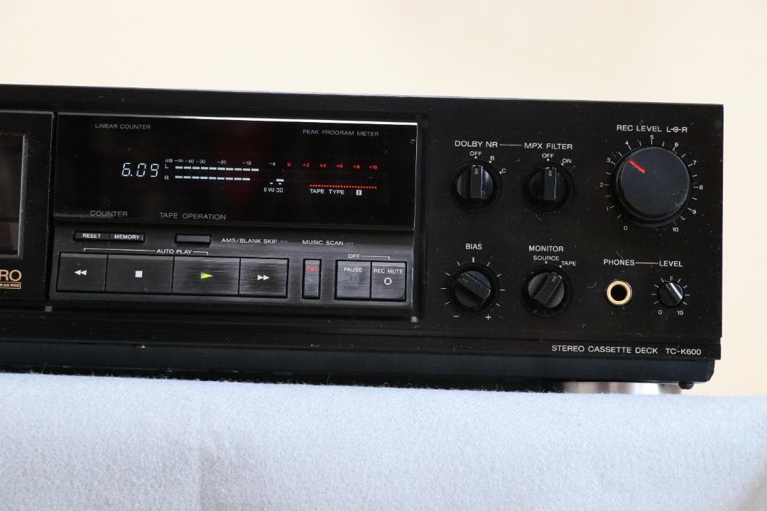 SONY TC-K600 カセットデッキ動作品